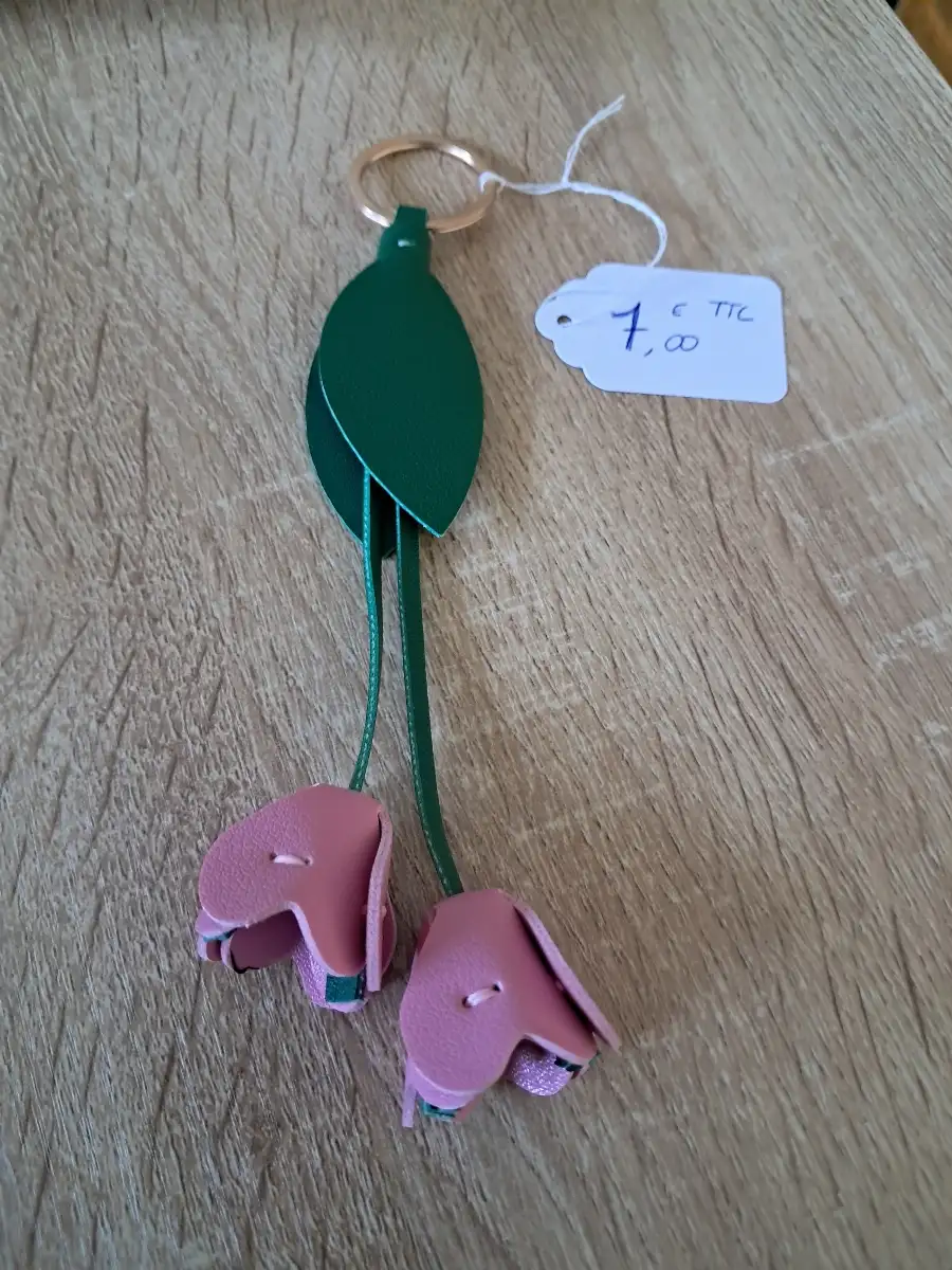 Porte-clé fleur